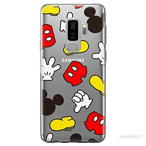 ERT GROUP mobiltelefonfodral för Samsung S9 PLUS originalt och officiellt licensierat Disney mönster Mickey 046 optimalt anpassad till formen på mobiltelefonen, gedeeltelijk transparant 5905131806949