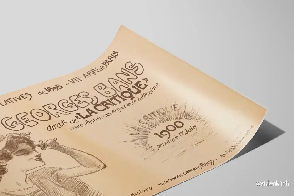 Vintageposter för Lagstiftningsvalet 1898 - Georges Bans, Sjunde distriktet i Paris - Bild 2