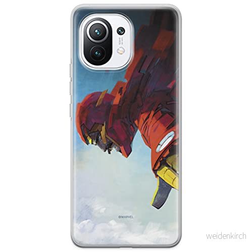 ERT GROUP mobiltelefonfodral för Xiaomi 11 originalt och officiellt licensierat Marvel mönster Iron Man 015 optimalt anpassad till formen på mobiltelefonen, fodral tillverkad av TPU plast 5903537118116
