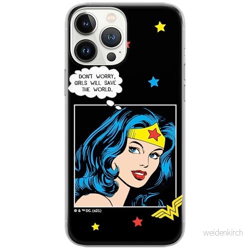ERT GROUP mobiltelefonfodral för Iphone 13 PRO MAX originalt och officiellt licensierat DC mönster Wonder Woman 028 Vit optimalt anpassad, fodral tillverkad av TPU plast 5903932946307