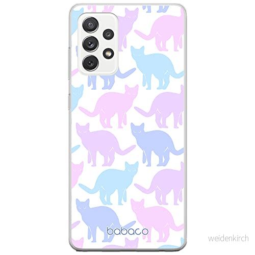 ERT GROUP mobiltelefonfodral för Samsung A52 5G / LTE 4G A52S originalt och officiellt licensierat Babaco mönster Cats 011, fodral tillverkad av TPU plast 5905131054449