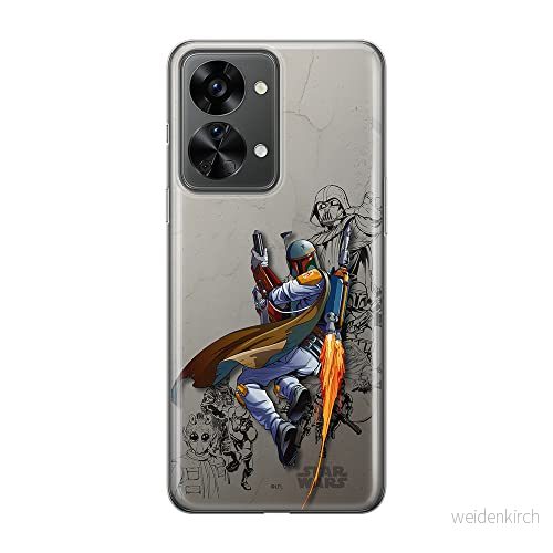 ERT GROUP mobiltelefonfodral för Oneplus NORD 2T 5G originalt och officiellt licensierat Star Wars mönster Boba Fett 003 optimalt anpassad till formen på mobiltelefonen, fodral tillverkad av TPU plast 5905511280635