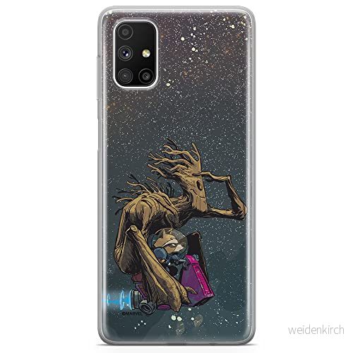 ERT GROUP mobiltelefonfodral för Samsung M51 originalt och officiellt licensierat Marvel mönster Guardians of the Galaxy 004 anpassad till formen på mobiltelefonen, fodral tillverkad av TPU plast 5903040502433