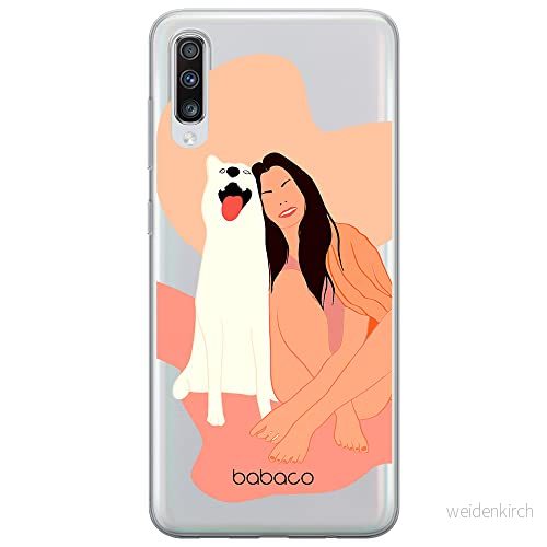 ERT GROUP mobiltelefonfodral för Samsung A70 originalt och officiellt licensierat Babaco mönster Dogs 005 optimalt anpassad till formen på mobiltelefonen, gedeeltelijk transparant 5905131026828
