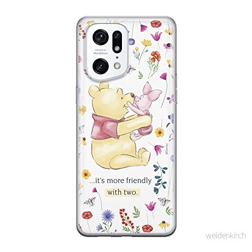 ERT GROUP mobiltelefonfodral för Oppo FIND X5 PRO originalt och officiellt licensierat Disney mönster Winnie the Pooh & Friends 030, fodral tillverkad av TPU plast 5905511402747