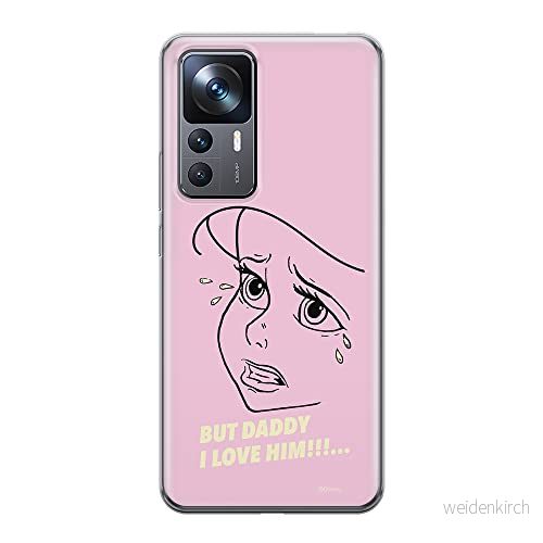 ERT GROUP mobiltelefonfodral för Xiaomi 12T/12T pro/K50 Ultra originalt och officiellt licensierat Disney mönster Ariel 007 anpassad till formen på mobiltelefonen, fodral tillverkad av TPU plast 5905511572075