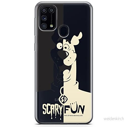 ERT GROUP mobiltelefonfodral för Samsung M31 originalt och officiellt licensierat Scooby Doo mönster 008 optimalt anpassad till formen på mobiltelefonen, gedeeltelijk transparant 5904805482380