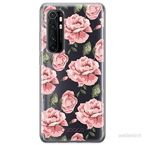 ERT GROUP mobiltelefonfodral för Xiaomi MI NOTE 10 Lite originalt och officiellt licensierat Babaco mönster Flowers 013 optimalt anpassad till formen på mobiltelefonen, gedeeltelijk transparant 5903932611632