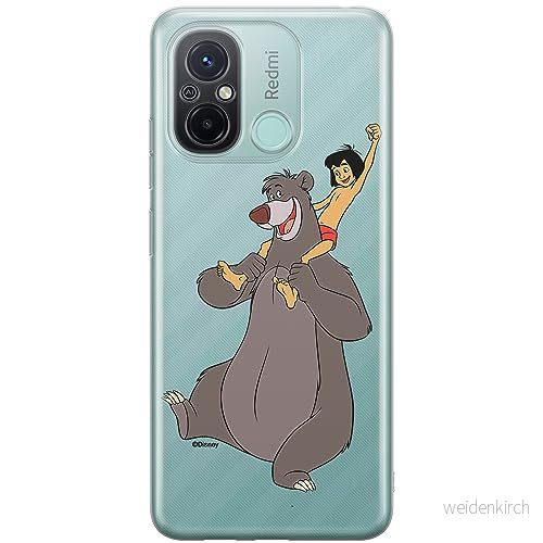 ERT GROUP mobiltelefonfodral för Xiaomi REDMI 12C/ 11A originalt och officiellt licensierat Disney mönster Jungle Book 002 anpassad till formen på mobiltelefonen, gedeeltelijk transparant 5905511850074