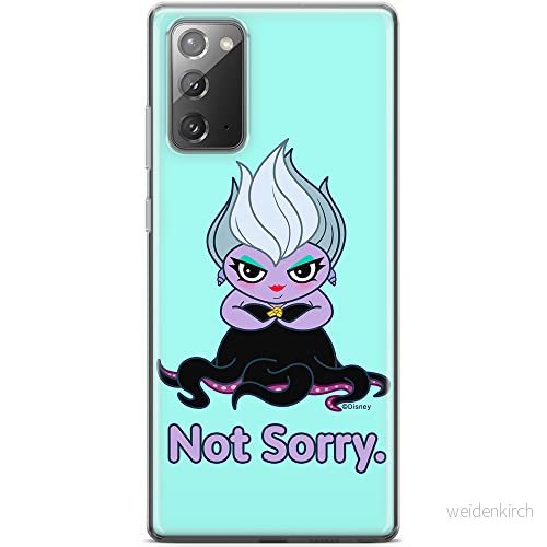 ERT GROUP mobiltelefonfodral för Samsung GALAXY NOTE 20 originalt och officiellt licensierat Disney mönster Ursula 004 optimalt anpassad till formen på mobiltelefonen, fodral tillverkad av TPU plast 5905131458216