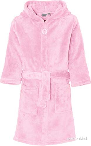 Playshoes Unisex barnfleece badrock, morgonrock, Rosa (rosa 14), 170/176 cm 4010952511123