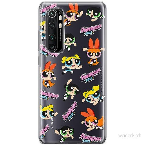 ERT GROUP mobiltelefonfodral för Xiaomi MI NOTE 10 Lite originalt och officiellt licensierat The Powerpuff Girls mönster 028, gedeeltelijk transparant 5905511972493