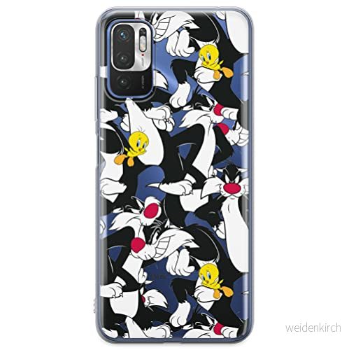 ERT GROUP mobiel telefoonhoesje voor Xiaomi REDMI NOTE 10 5G / POCO M3 PRO origineel en officieel erkend Looney Tunes patroon Sylvester & Tweety 004, gedeeltelijk bedrukt 5904805611322