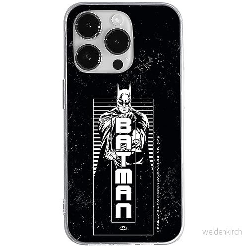 ERT GROUP mobiltelefonfodral för Iphone 14 PRO MAX originalt och officiellt licensierat DC mönster Batman 041 optimalt anpassad till formen på mobiltelefonen, fodral tillverkad av TPU plast 5905795059279