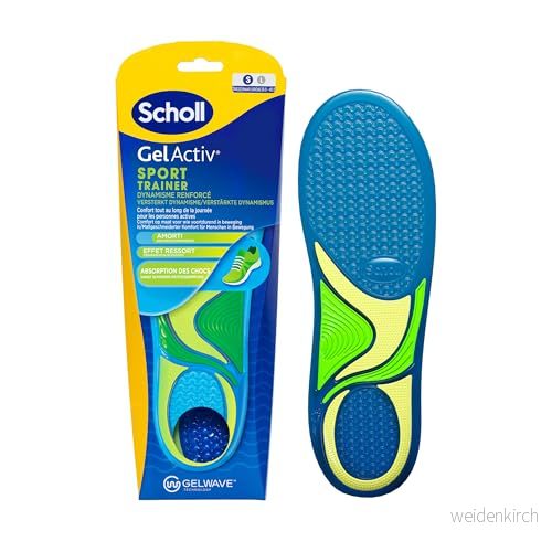 Dr. Scholl's GelActiv Sport Sulor för kvinnor Stötdämpning och minskning av trötthet med GelWave Överlägsen komfort sportskor intensiva aktiviteter storlek 35,5 till 40,5 5056585802251