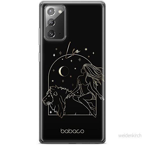 ERT GROUP mobiltelefonfodral för Samsung GALAXY NOTE 20 originalt och officiellt licensierat Babaco mönster Zodiac Woman 005 anpassad till formen på mobiltelefonen, fodral tillverkad av TPU plast 5903932228359