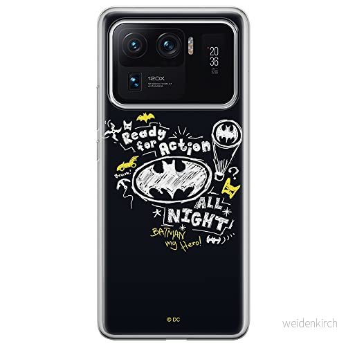 ERT GROUP mobiltelefonfodral för Xiaomi MI 11 ULTRA originalt och officiellt licensierat DC mönster Batman 014 optimalt anpassad till formen på mobiltelefonen, fodral tillverkad av TPU plast 5903932711622