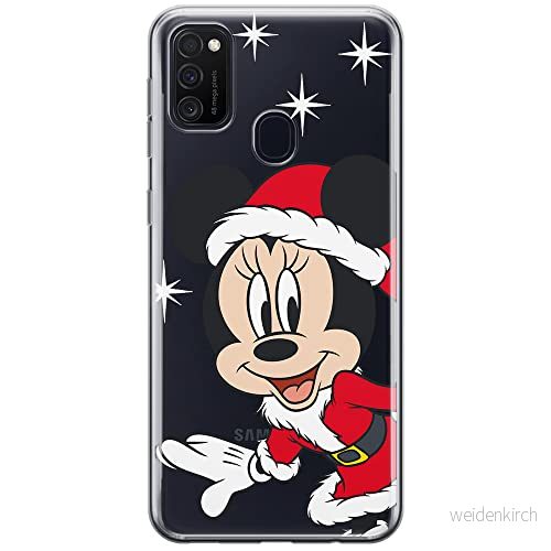 ERT GROUP mobiltelefonfodral för Samsung M21 originalt och officiellt licensierat Disney mönster Minnie 062 optimalt anpassad till formen på mobiltelefonen, gedeeltelijk transparant 5903932044409