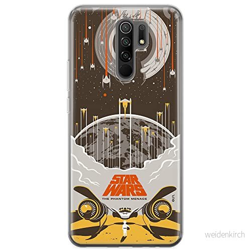 ERT GROUP mobiltelefonfodral för Xiaomi REDMI 9 originalt och officiellt licensierat Star Wars mönster 028 optimalt anpassad till formen på mobiltelefonen, fodral tillverkad av TPU plast 5903040294185