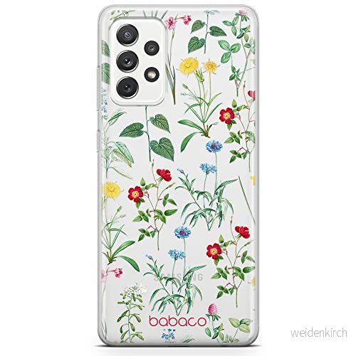 ERT GROUP mobiltelefonfodral för Samsung A33 5G originalt och officiellt licensierat Babaco mönster Flowers 042 optimalt anpassad till formen på mobiltelefonen, gedeeltelijk transparant 5905131318343