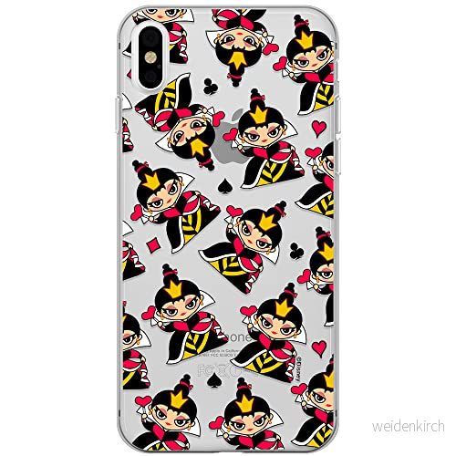 ERT GROUP mobiltelefonfodral för Iphone XS Max originalt och officiellt licensierat Disney mönster Queen of Hearts 002 optimalt anpassad till formen på mobiltelefonen, gedeeltelijk transparant 5905131432704