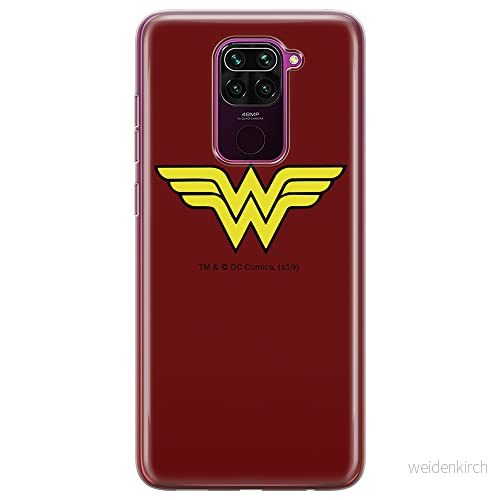 ERT GROUP mobiltelefonfodral för Xiaomi REDMI NOTE 9 originalt och officiellt licensierat DC mönster Wonder Woman 005 optimalt anpassad till formen på mobiltelefonen, fodral tillverkad av TPU plast 5903040331446