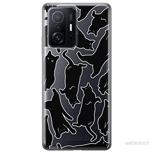 ERT GROUP mobiltelefonfodral för Xiaomi 11T 5G / PRO originalt och officiellt licensierat Babaco mönster Cats 005 optimalt anpassad till formen på mobiltelefonen, gedeeltelijk transparant 5905131126023
