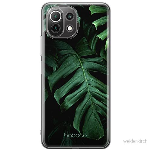 ERT GROUP mobiltelefonfodral för Xiaomi 11 LITE 4G/5G originalt och officiellt licensierat Babaco mönster Plants 003, fodral tillverkad av TPU plast 5903932700732