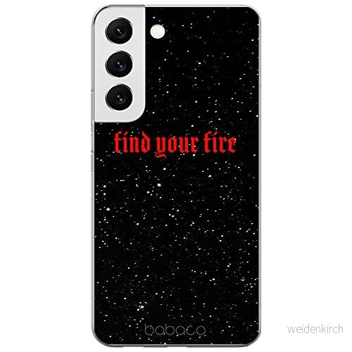 ERT GROUP mobiltelefonfodral för Samsung S22 originalt och officiellt licensierat Babaco mönster Find your fire 002 optimalt anpassad till formen på mobiltelefonen, fodral tillverkad av TPU plast 5904805308475