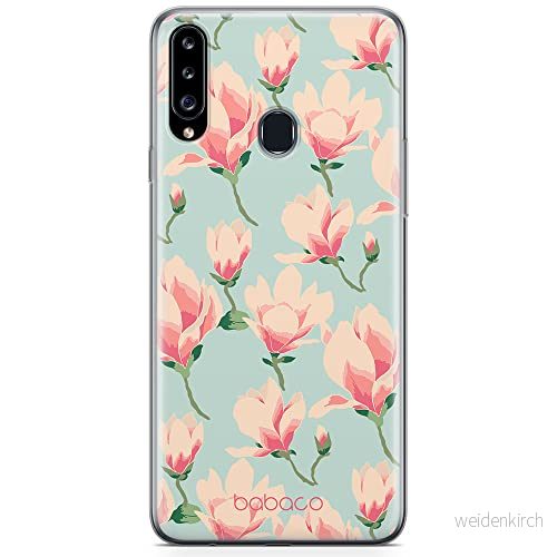 ERT GROUP mobiltelefonfodral för Samsung A20S originalt och officiellt licensierat Babaco mönster Flowers 016 optimalt anpassad till formen på mobiltelefonen, fodral tillverkad av TPU plast 5903932623444