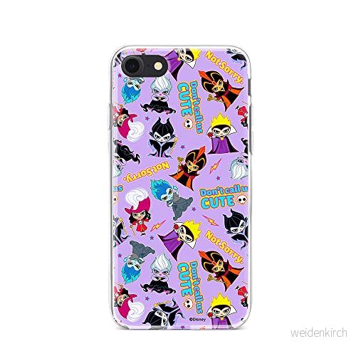 ERT GROUP mobiltelefonfodral för Iphone 7/8/ SE 2/ 3 originalt och officiellt licensierat Disney mönster Villains 008 anpassad till formen på mobiltelefonen, fodral tillverkad av TPU plast 5905131387998