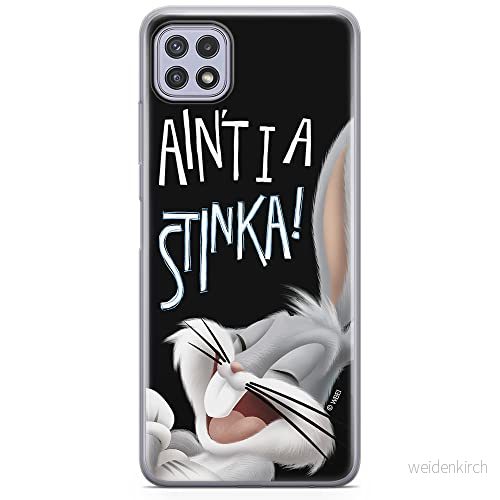 ERT GROUP mobiltelefonfodral för Samsung A22 5G originalt och officiellt licensierat Looney Tunes mönster Bugs 003 optimalt anpassad till formen på mobiltelefonen, fodral tillverkad av TPU plast 5903932826647