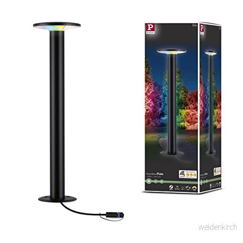 Paulmann Plug & Shine LED väglampa Platta, RGBW, ZigBee 4000870947500