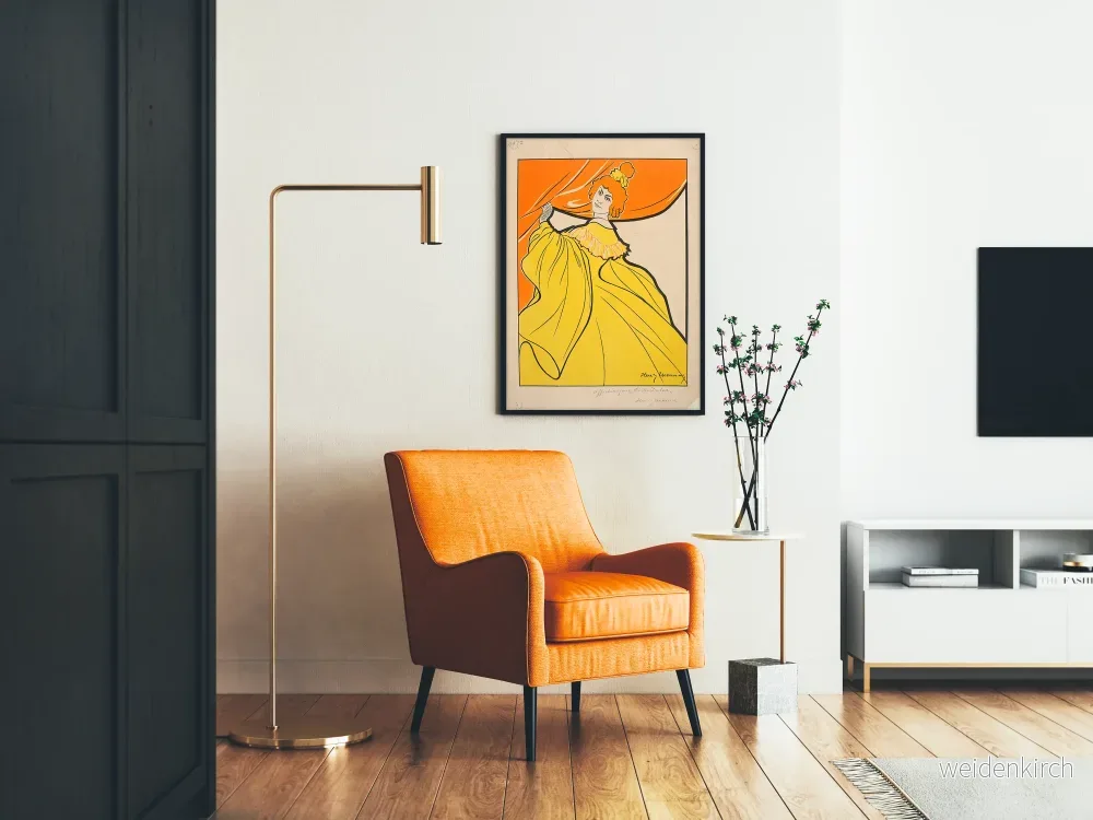 Vintageposter 'Affichette för Odette Dulac' i Art Nouveau-stil - Bild 2