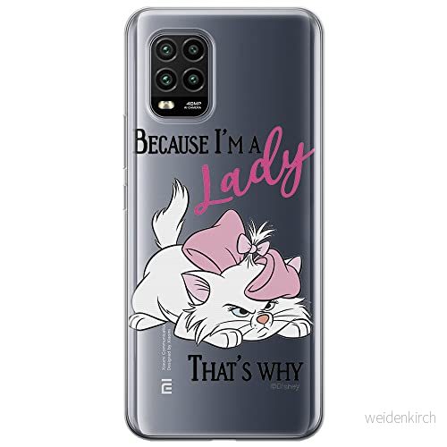 ERT GROUP mobiltelefonfodral för Xiaomi MI 10 LITE originalt och officiellt licensierat Disney mönster Marie 004 optimalt anpassad till formen på mobiltelefonen, gedeeltelijk transparant 5903537143910