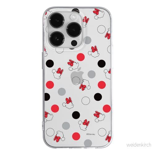 ERT GROUP mobiltelefonfodral för Apple Iphone 14 PRO originalt och officiellt licensierat Disney mönster Minnie 004 optimalt anpassad till formen på mobiltelefonen, gedeeltelijk transparant 5905131912534