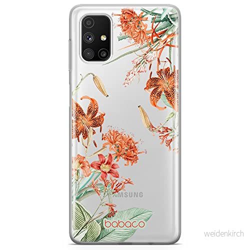 ERT GROUP mobiltelefonfodral för Samsung M51 originalt och officiellt licensierat Babaco mönster Flowers 057 optimalt anpassad till formen på mobiltelefonen, gedeeltelijk transparant 5905131363695