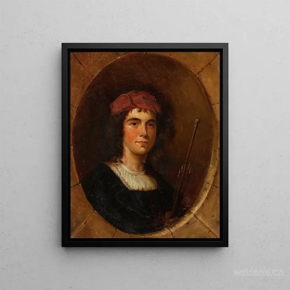 Målning Portrait av en konstnär - Alfred Jacob Miller | Konsttryck
