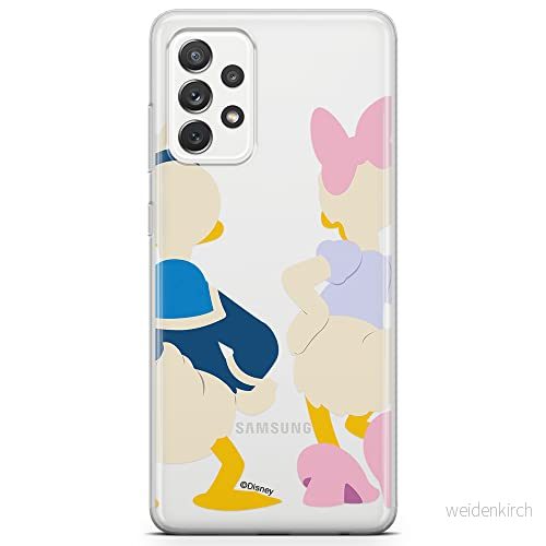 ERT GROUP mobiltelefonfodral för Samsung A72 5G originalt och officiellt licensierat Disney mönster Donald & Daisy 001 optimalt anpassad till formen på mobiltelefonen, gedeeltelijk transparant 5903040080900