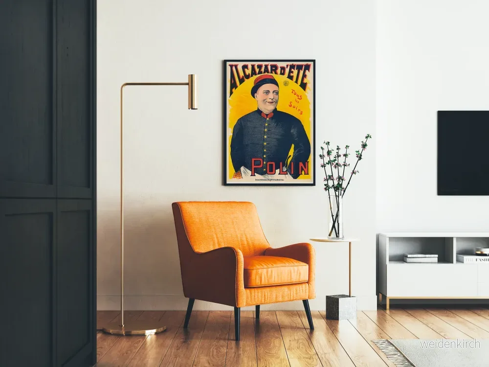 Vintageposter Alcazar sommar varje kväll Polin - Bild 2