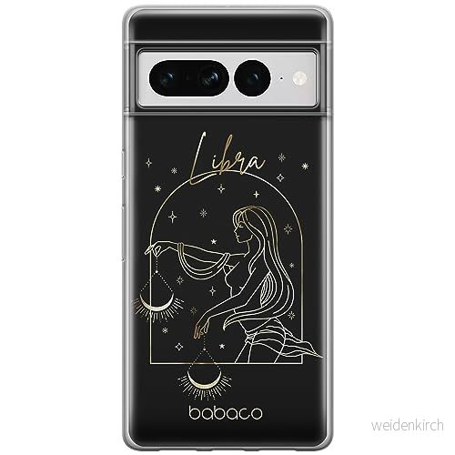 ERT GROUP mobiltelefonfodral för Google PIXEL 7 PRO originalt och officiellt licensierat Babaco mönster Zodiac Woman 007 optimalt anpassad till formen på mobiltelefonen, fodral tillverkad av TPU plast 5905795166274
