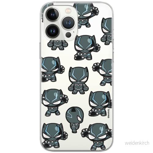 ERT GROUP mobiltelefonfodral för Apple Iphone 12/12 PRO originalt och officiellt licensierat Marvel mönster Black Panther 016 Vit anpassad till formen på mobiltelefonen, gedeeltelijk transparant 5904805226922