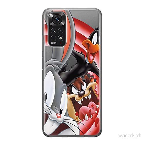 ERT GROUP mobiltelefonfodral för Xiaomi REDMI NOTE 11S 4G / 11 originalt och officiellt licensierat Looney Tunes mönster 006, gedeeltelijk transparant 5905511553371