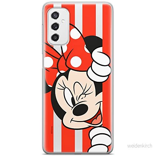 ERT GROUP mobiltelefonfodral för Samsung M52 5G originalt och officiellt licensierat Disney mönster Minnie 059 optimalt anpassad till formen på mobiltelefonen, gedeeltelijk transparant 5904805487378