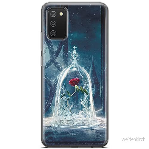 ERT GROUP mobiltelefonfodral för Samsung A02S originalt och officiellt licensierat Disney mönster Beauty and the Beast 002 anpassad till formen på mobiltelefonen, fodral tillverkad av TPU plast 5903040225776