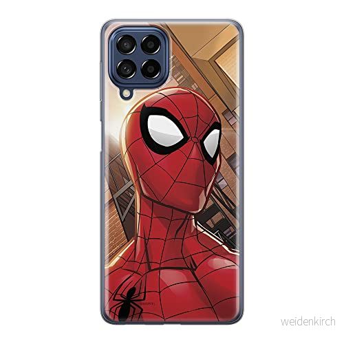 ERT GROUP mobiltelefonfodral för Samsung M33 5G originalt och officiellt licensierat Marvel mönster Spider Man 003 optimalt anpassad till formen på mobiltelefonen, fodral tillverkad av TPU plast 5905511343750