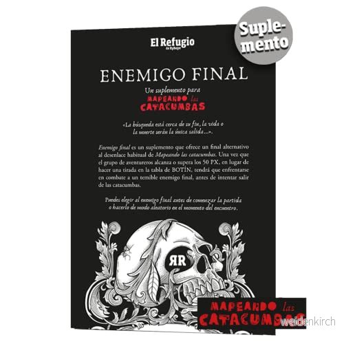 Edge Entertainment Ryhope RRMC02ES Shelter Kartläggning Katakomber: Final Fiende Rollspel, på spanska 9788412564631