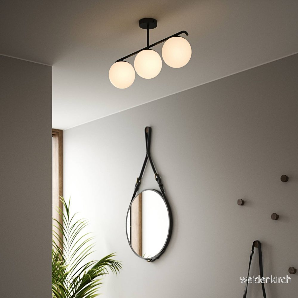 Nordlux Taklampa Grant, 3 lampor, svart 5704924001130 Nordlux Taklampa Grant, 3 lampor, svart 5704924001130