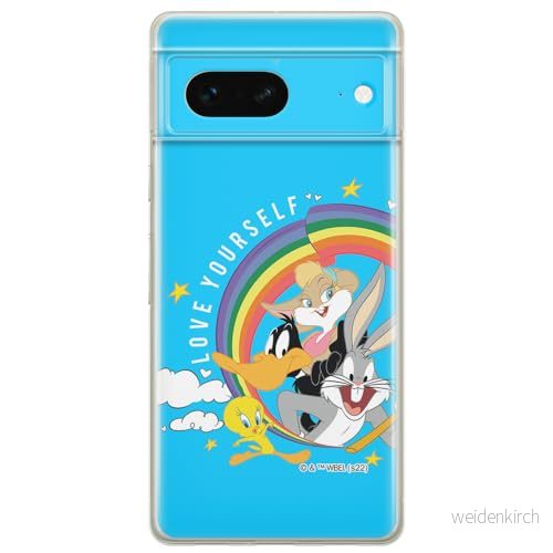 ERT GROUP mobiltelefonfodral för Google PIXEL 7 originalt och officiellt licensierat Looney Tunes mönster 016 optimalt anpassad till formen på mobiltelefonen, fodral tillverkad av TPU plast 5905795154561