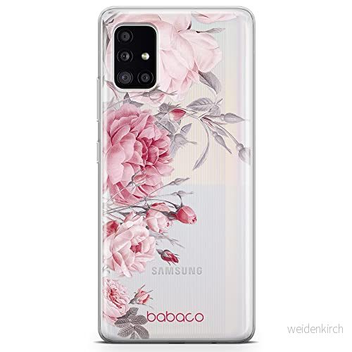 ERT GROUP mobiltelefonfodral för Samsung A51 originalt och officiellt licensierat Babaco mönster Flowers 059 optimalt anpassad till formen på mobiltelefonen, gedeeltelijk transparant 5905131372017